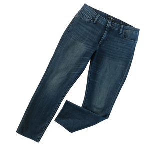 LUCKY Brand Lolita Skinny Jeans women's size 10 / 30 frayed hem zip front